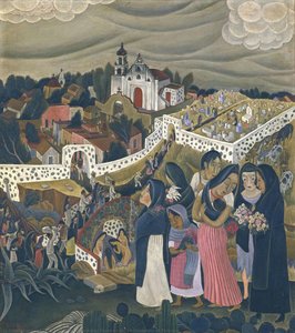 Memorial Services At The Cemetery Of Tlalpan — Tamiji Kitagawa