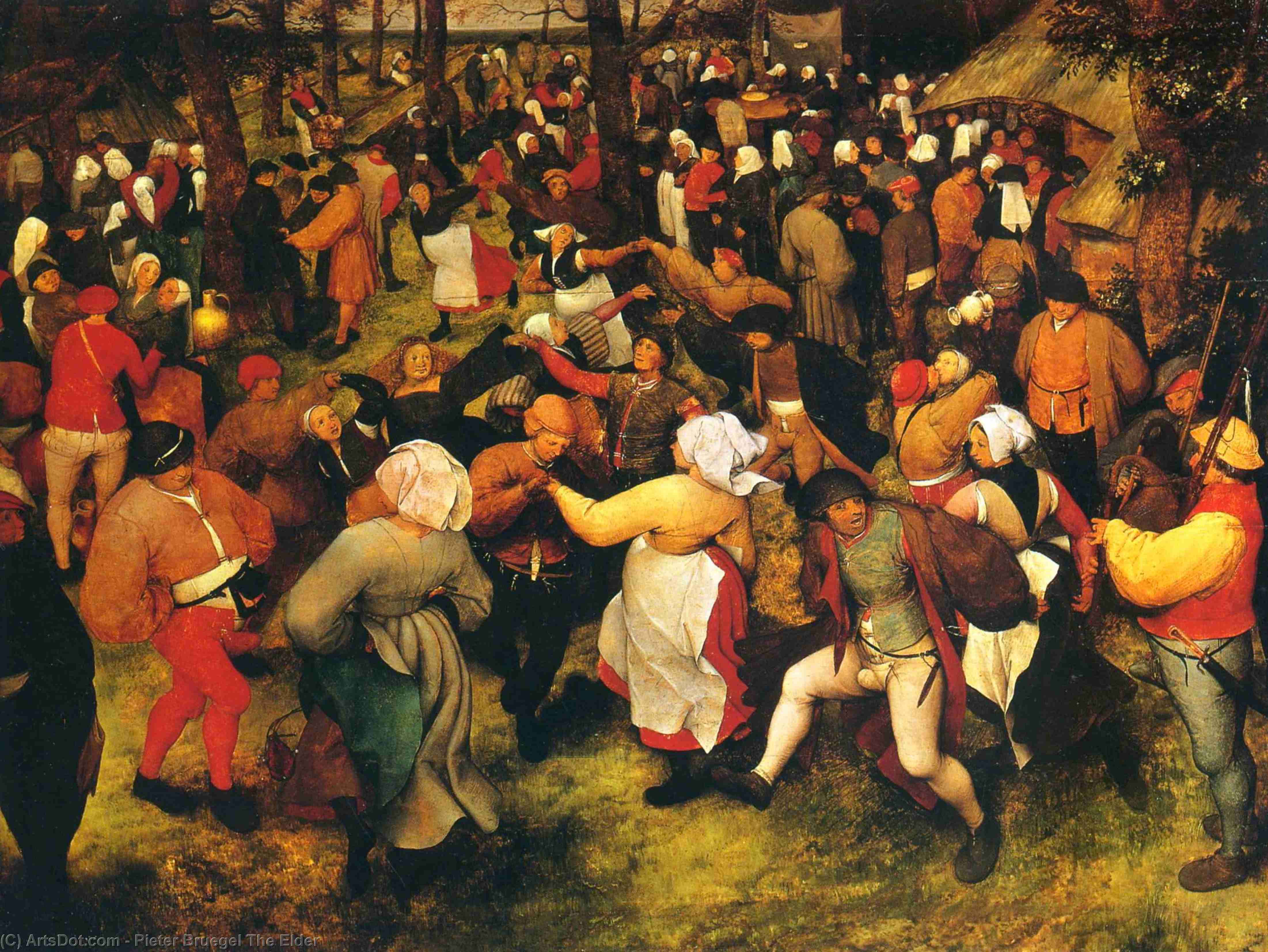 The Wedding Dance in the open air