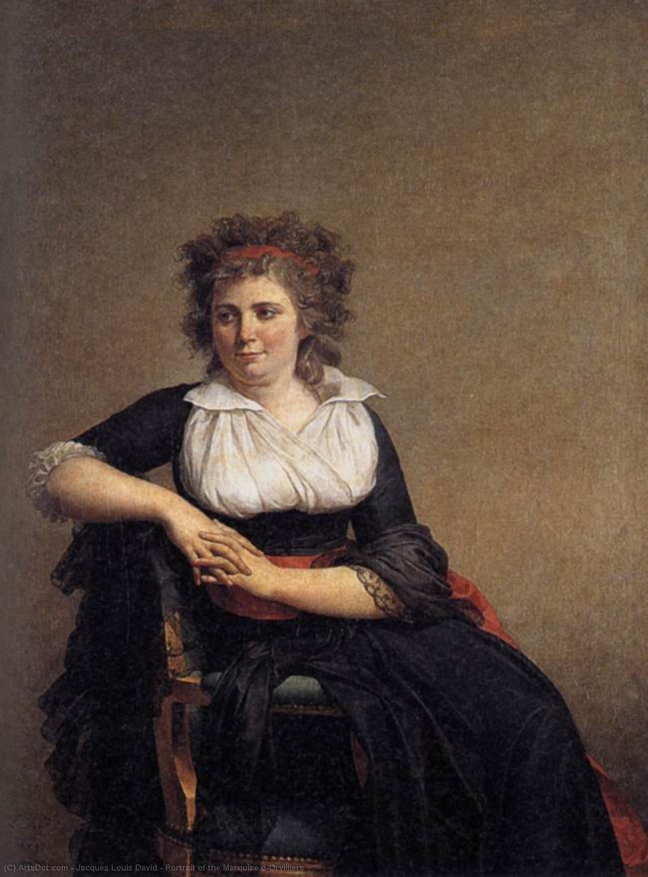 Portrait de la Marquise d'Orvilliers