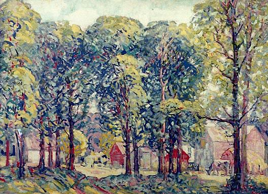 Rural Landscape, (painting)
