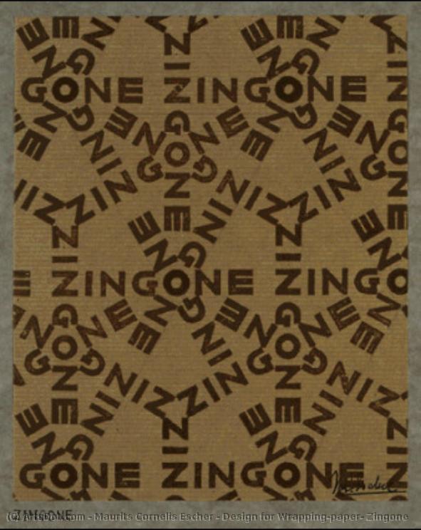 Design für Geschenkpapier: Zingone
