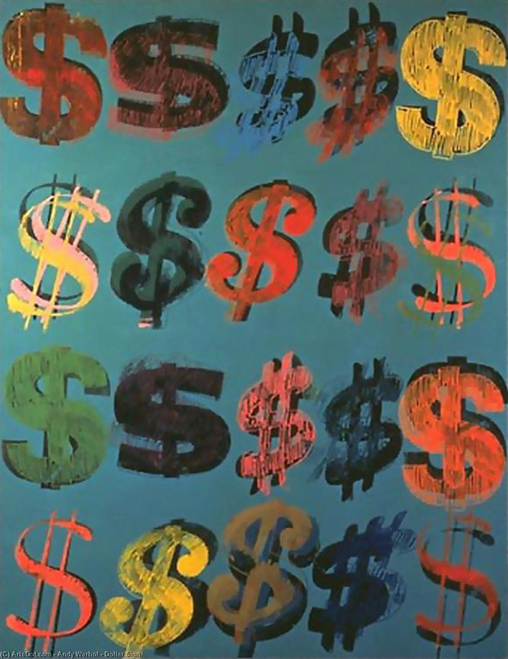 Dollar Sign by Andy Warhol