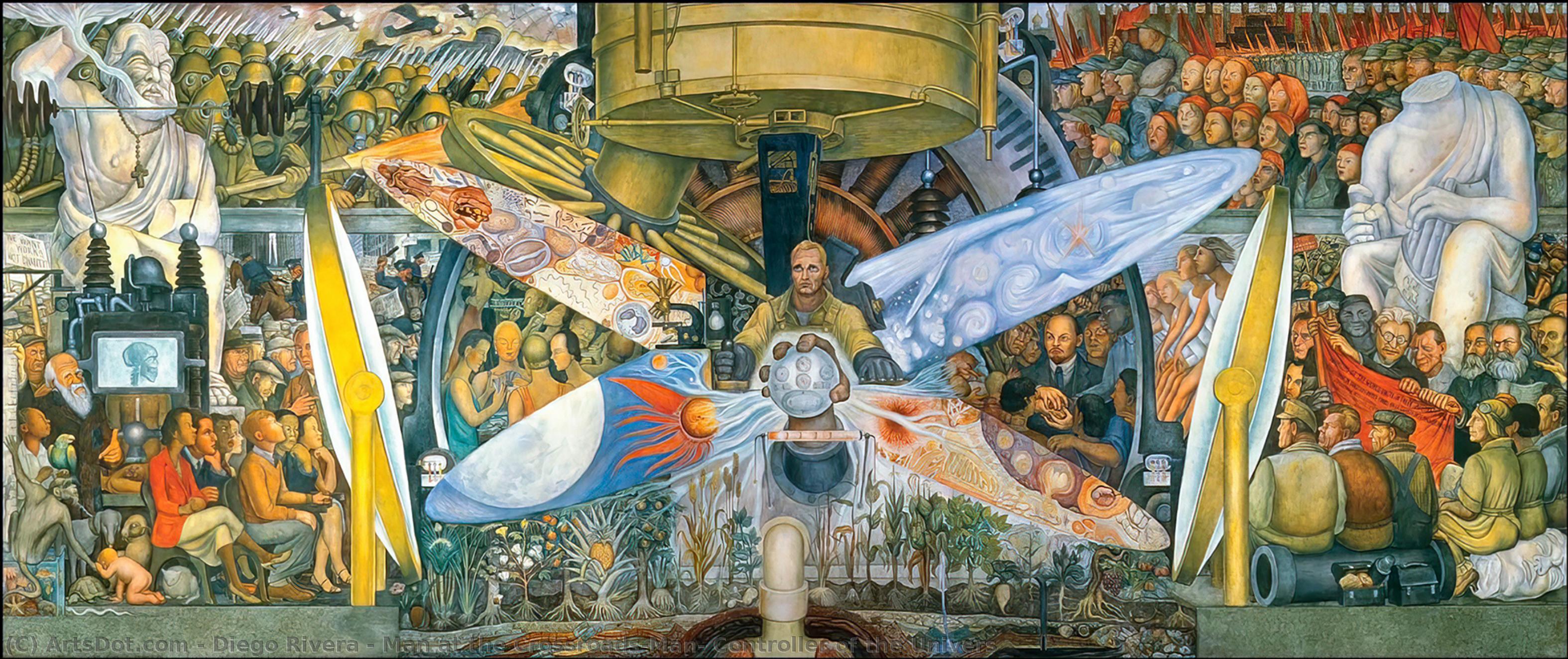 Homme à la croisée des chemins / Homme, maître de l'univers
