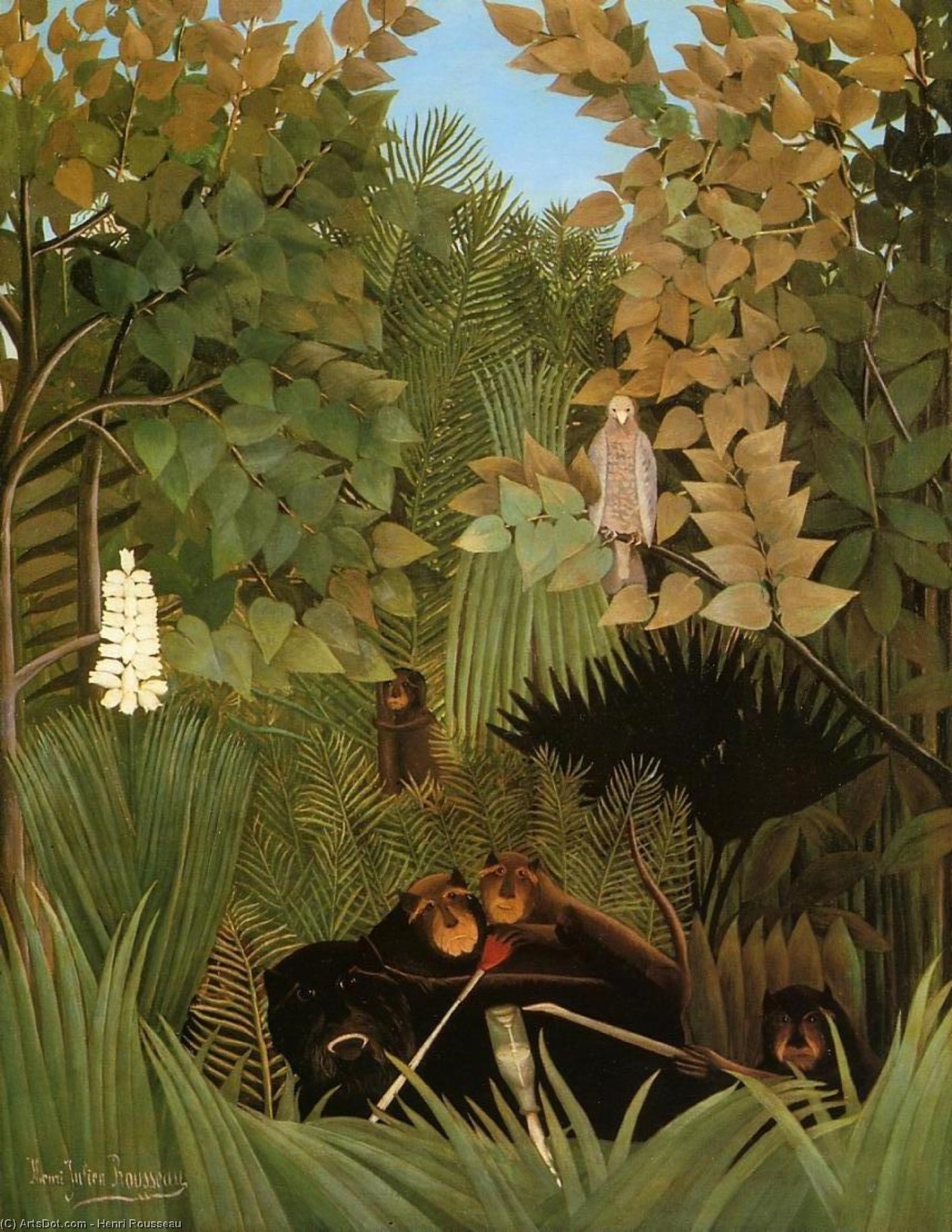 The Merry Jesters — Henri Julien Félix Rousseau (le Douanier), Oil On Canvas, Post-impressionism