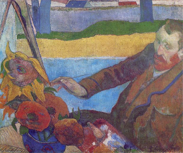 Van Goggs Gemälde Sonnenblumen, Private Sammlung