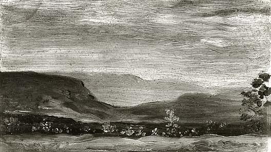 Landscape with Foliage, (painting)