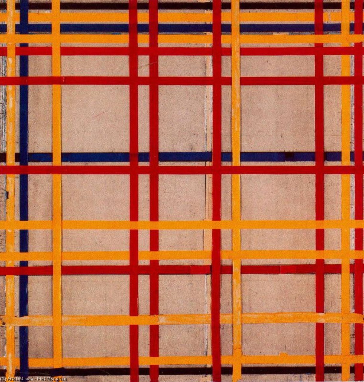 New York City II – Piet Mondrian