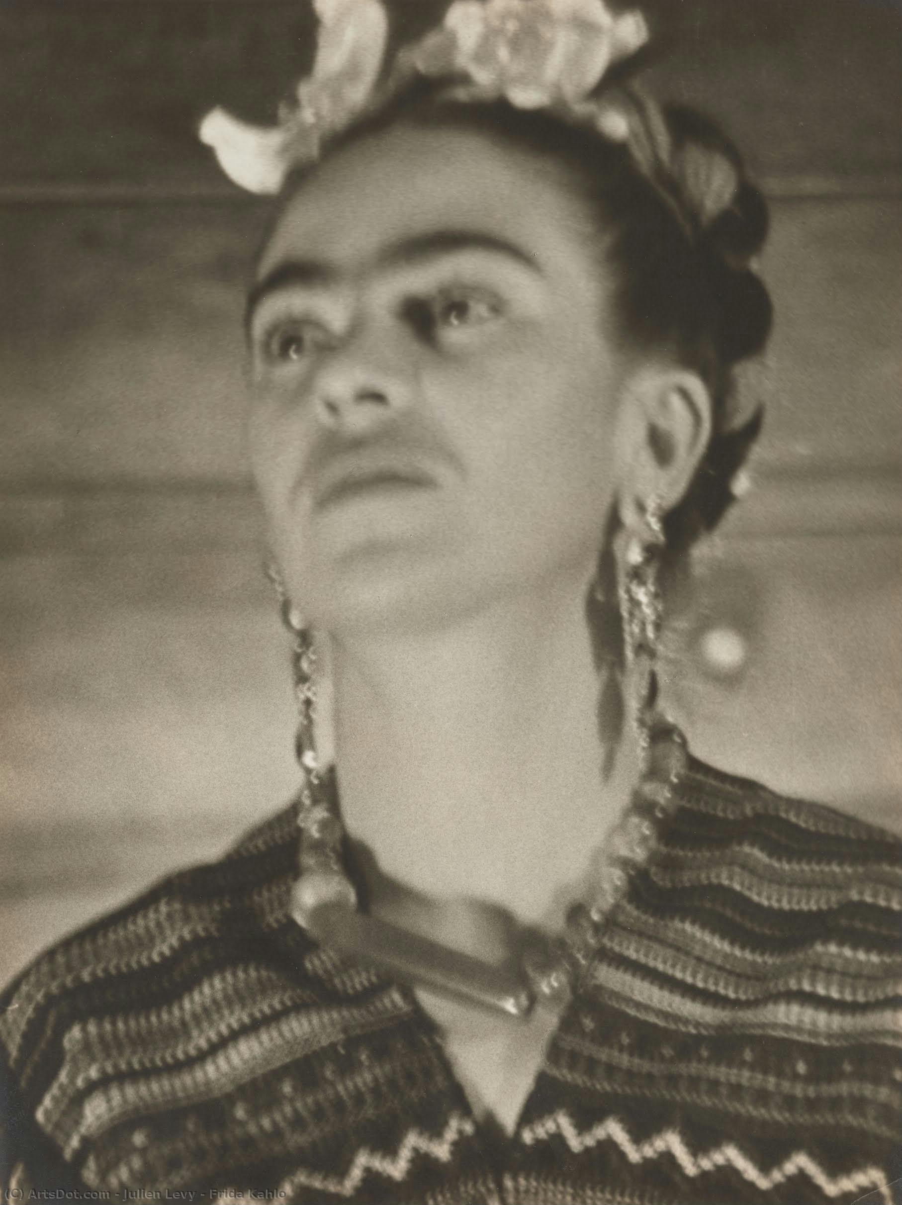 Frida Kahlo — Julien Levy, Black And White Photography, Surrealism
