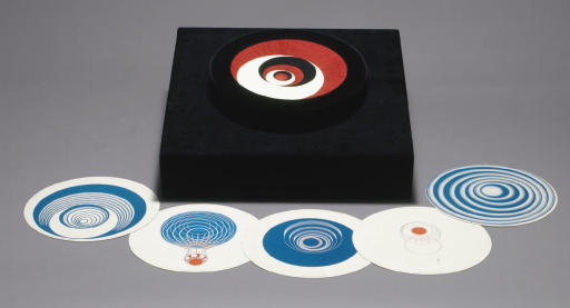 Rotoreliefs (Optical Discs) 1 by Marcel Duchamp