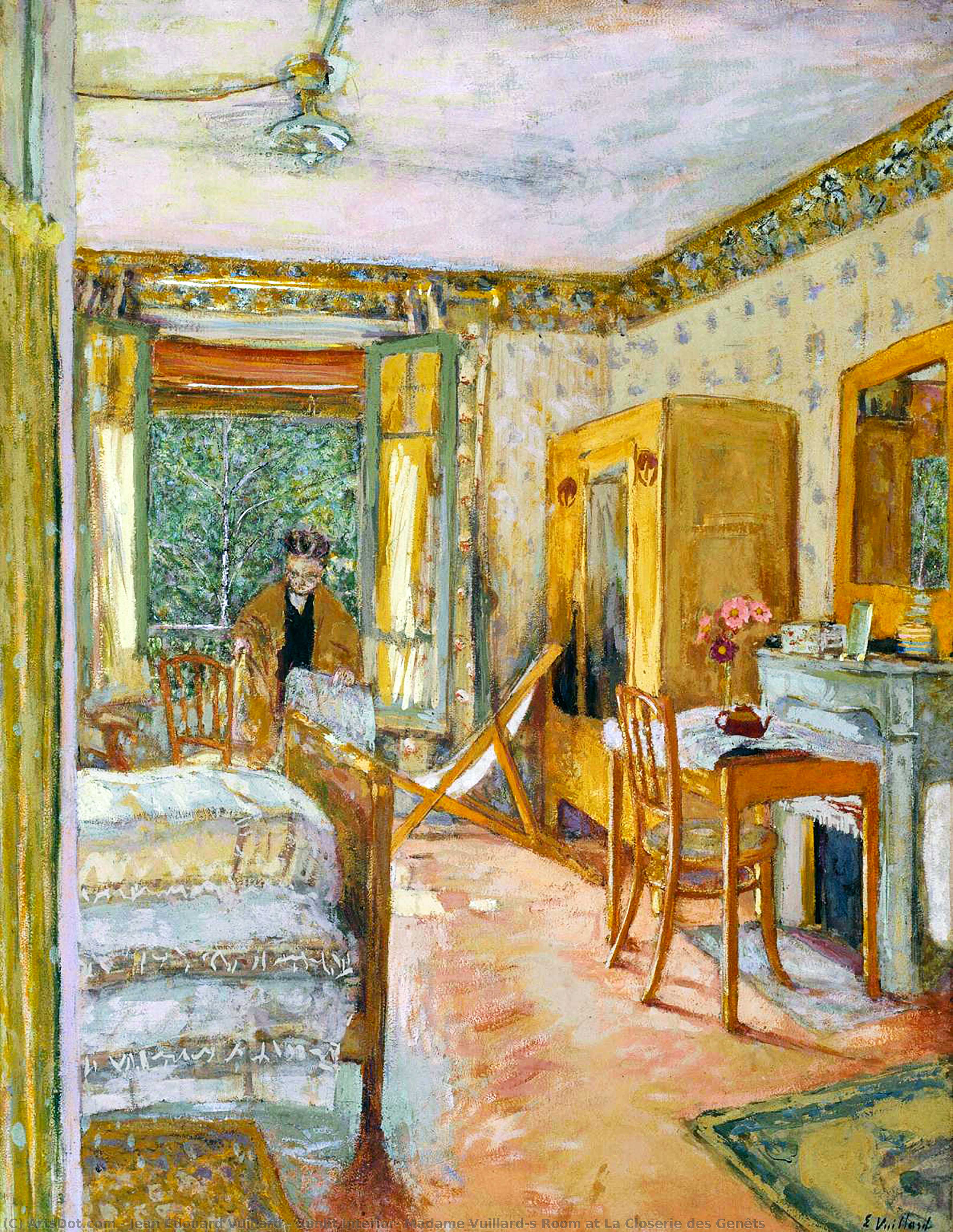 Sunlit Interior: Madame Vuillard's Room at La Closerie des Genêts