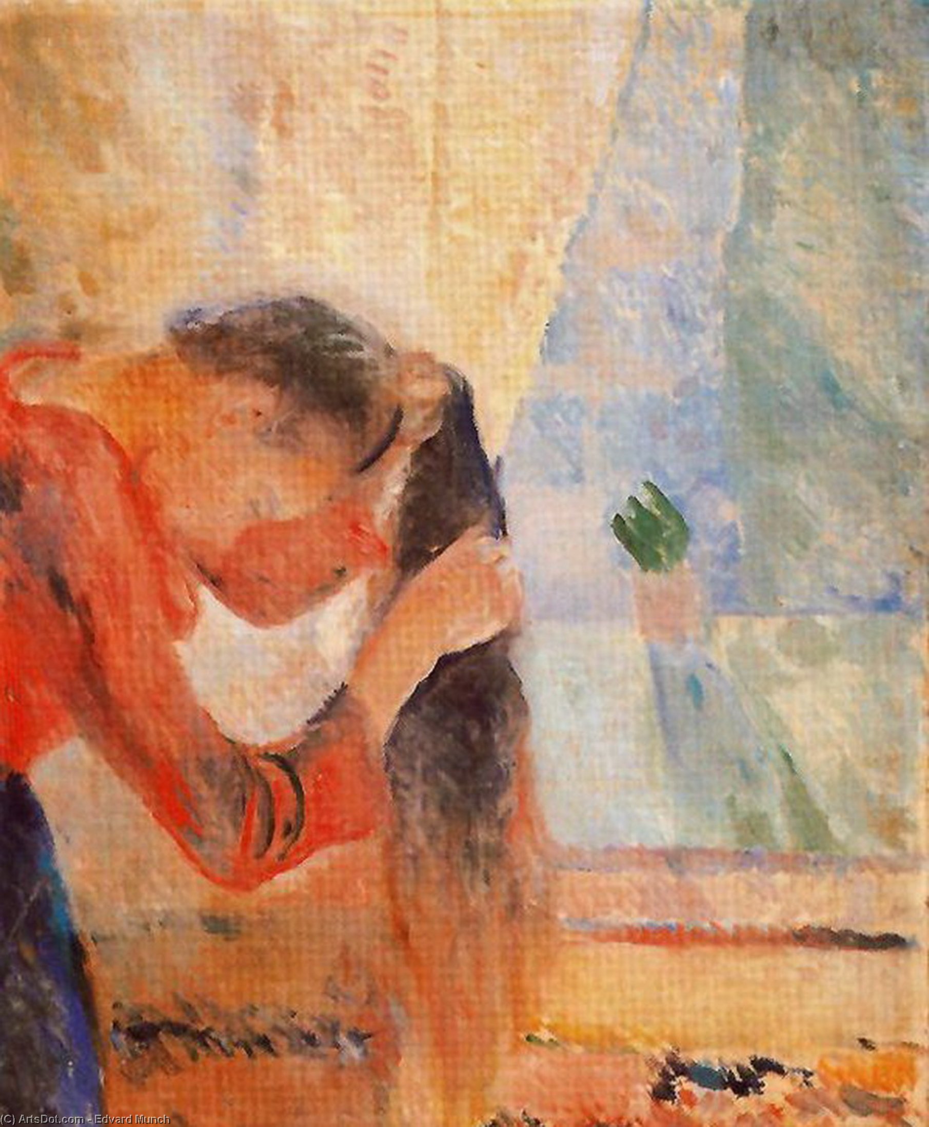 Girl Combing Her Hair, 1892