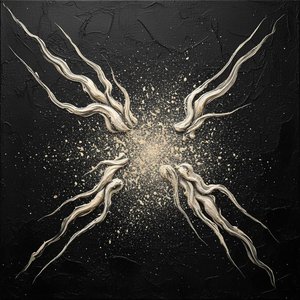 Strahlendes Obsidian-aufbrechen: Eine Singuläre Studie Von Kinetischem Licht Und Skulpturaler Form