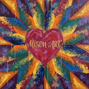 Crimson Heart Emanation: A Zenith of Saturated, Radial Chromatic Energy.