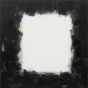 Silenzio Frammentato: Uno Studio Monumentale Di Ombra E Luce Fratturata