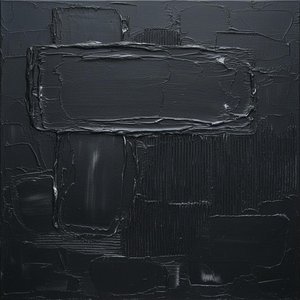 Sombras Monolíticas: Un Estudio Escultórico De Formas De Obsidiana Y Texturas De Medianoche Fracturadas