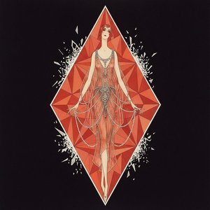 Diamante In Terracotta Frammentato E Il Motivo Della Perla In Frantumi