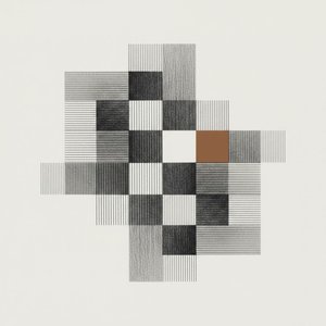 Griglia Monolitica In Carbone E Ocra: Uno Studio Singolare Di Equilibrio Geometrico