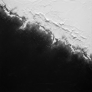 Fragmentierte Stille: Eine Monochrome Studie Von Impasto-licht Und Unendlicher Leere