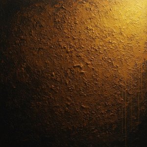 Ethereal Amber Shadows Over an Ancient Landscape of Sculptural Ochre Impasto