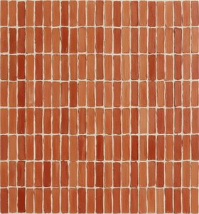Strati Ritmici Di Pigmento Terracotta E Ocra
