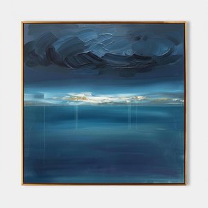 Horizonte Efímero: Un Estudio Monumental De Tormentas De Medianoche Y Luz Dorada