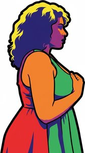 Silhouette Prismatic: Uno Studio Monumentale Tra Audaci Contorni Grafici E Colori Vibranti