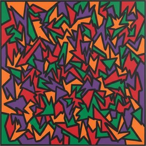 Fragmentaryczny Kinetyzm: Pojedyncza Mozaika Chromatycznego Napięcia I Poszarpany Geometryczny Chaos