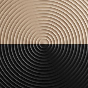Monolito Di Sabbia Ondulata: Uno Studio Singolare In Simmetria Radiale E Chiaroscuro