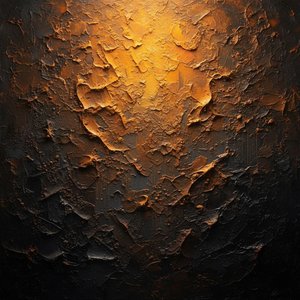 Emanation Of Golden Embers: A Monumental Study In Volcanic Texture And Light — David Moreau