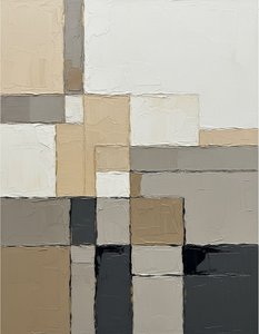Monolithic Echoes In Muted Earth Tones: A Singular Study Of Geometric Permanence — Laurent Fabre