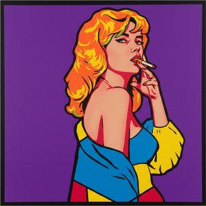 Sultry Shadows In Violet: A Monumental Study Of Golden Radiance And Grace