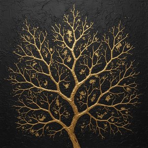 Golden Neural Radiance Amidst the Infinite Depth of a Textured Midnight Void