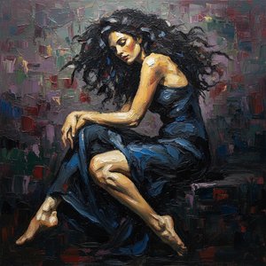 Ombre Effimere Nel Blu Notturno: Uno Studio Singolare Di Forma E Grazia Notturna — Christian Noiret