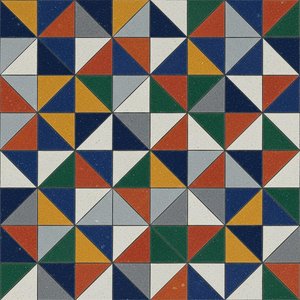 Tassellatura Monolitica In Toni Della Terra: Uno Studio Meditativo Della Stabilità Geometrica