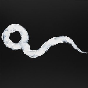 Eternal Orbit: A Sculptural White Gesture Amidst the Infinite Black Void