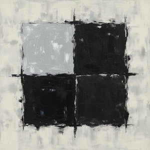 Frammenti Monolitici Di Ombra E Luce In Uno Studio Achromatico Singolare