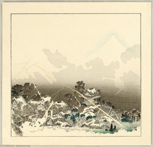One Hundred Views Of Mt. Fuji - Mt. Fuji In Evening Shower