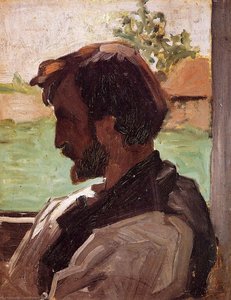 Self Portrait At Saint-sauveur — Frédéric Bazille