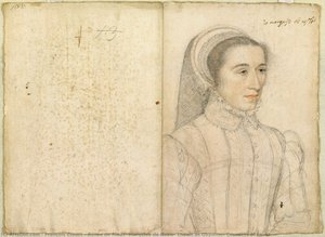 Renée De Rieux, Marquise De Nesle, Known As Guyonne, Countess Of Laval — François Clouet