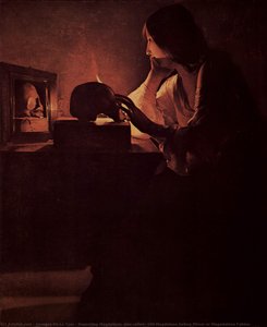 La Maddalena Pentita — Georges De La Tour