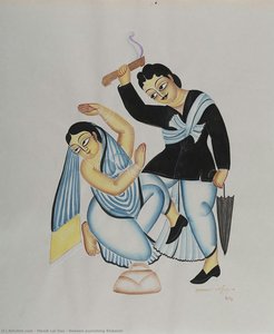 Nabeen Punishing Elokeshi — Manik Lal Das