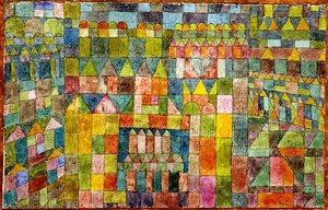 Barrio De Los Templos De Pert — Paul Klee