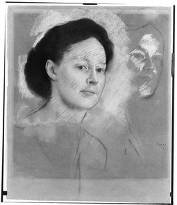 The Artist's Cousin, Probably Mrs. William Bell — Edgar Degas