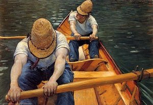 The Oarsmen — Gustave Caillebotte