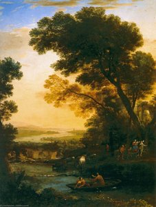 Ideal Landscape With The Flight Into Egypt — Claude Lorrain (claude Gellée)