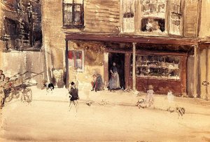 La Boutique - Un Extérieur — James Abbott Mcneill Whistler