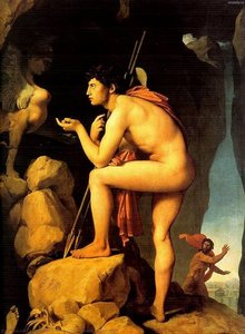 Oedipus And The Sphinx — Žanas Ogiustas Dominikas Engras