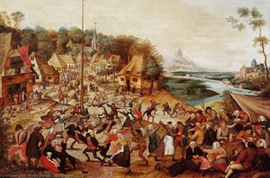 The Dance Around The May Pole — Pieter Bruegel The Younger