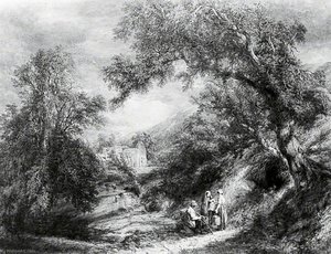 The Road To The Abbey, Bolton, Yorkshire — Frederick Henry Henshaw