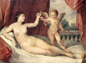 Venere Distesa Con Cupido — Reni Guido (le Guide)